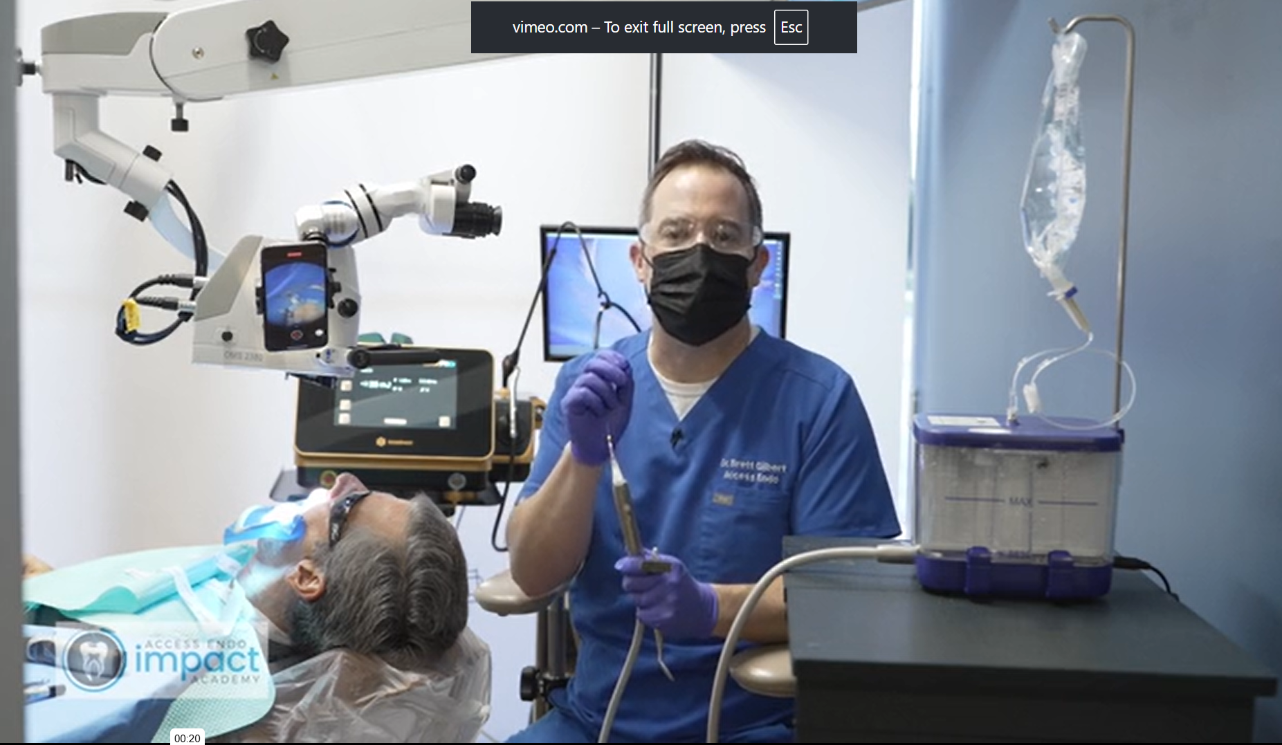 Brett live patient treatment